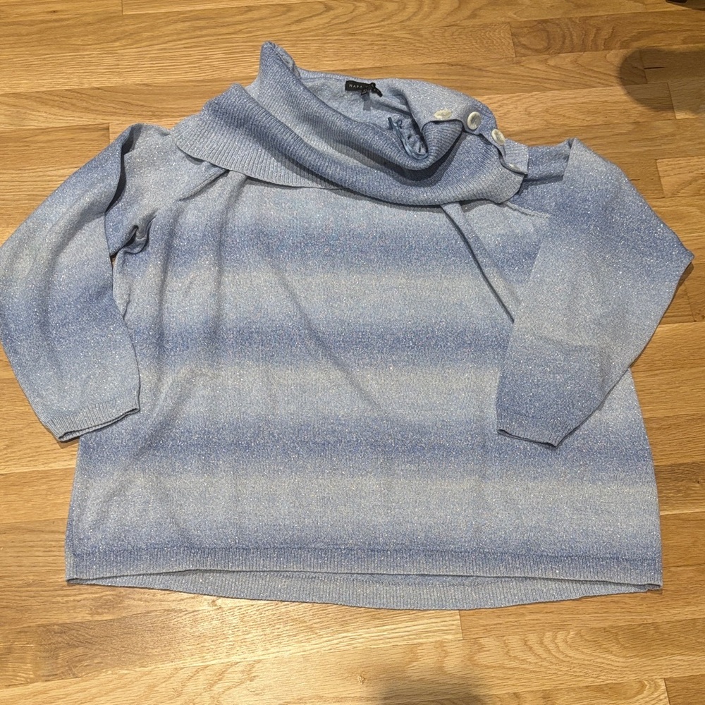 Napa Valley Women’s Cowl Neck Sweater, Excellent Condition! Size 2X